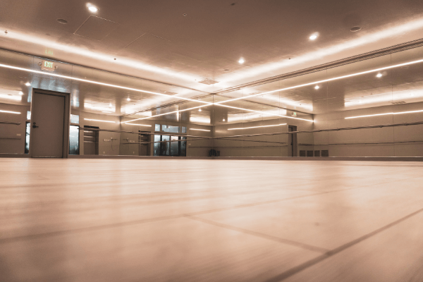 empty yoga studio