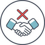 [Avoid close contact icon]